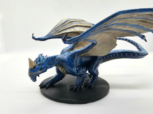 Hand-Painted Young Blue Dragon Miniature