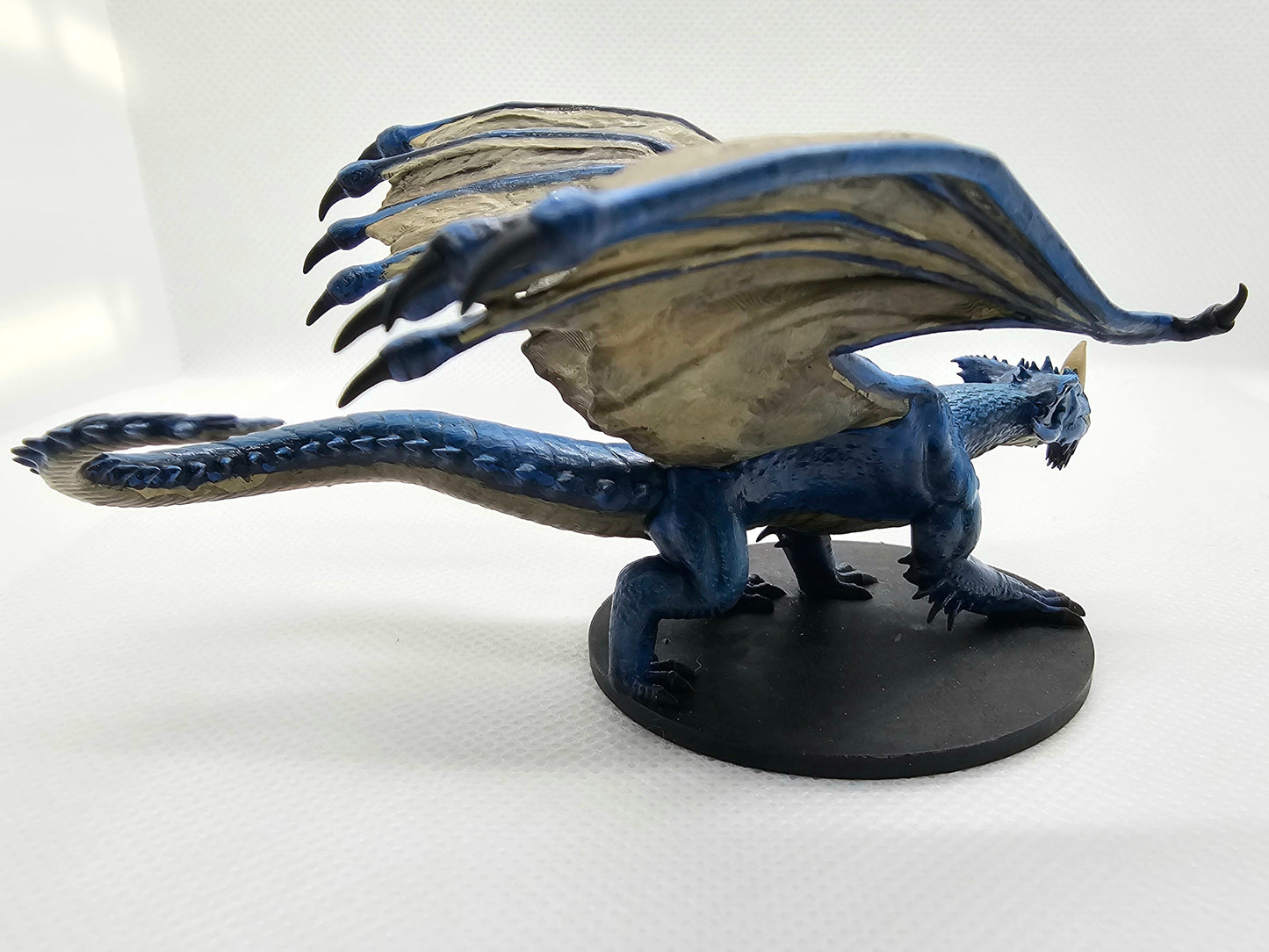 Hand-Painted Young Blue Dragon Miniature
