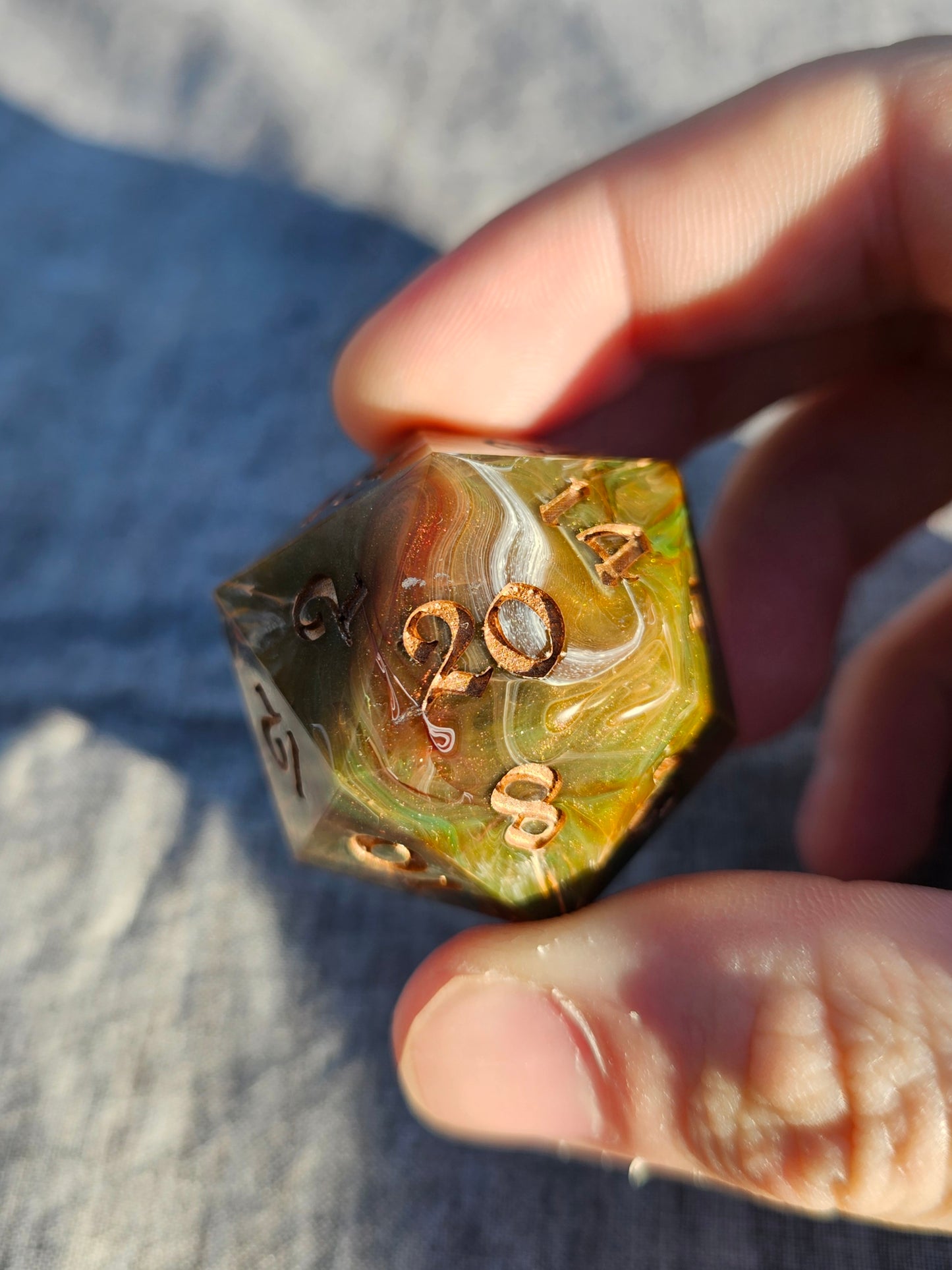 Druidic Rust Jumbo D20 1