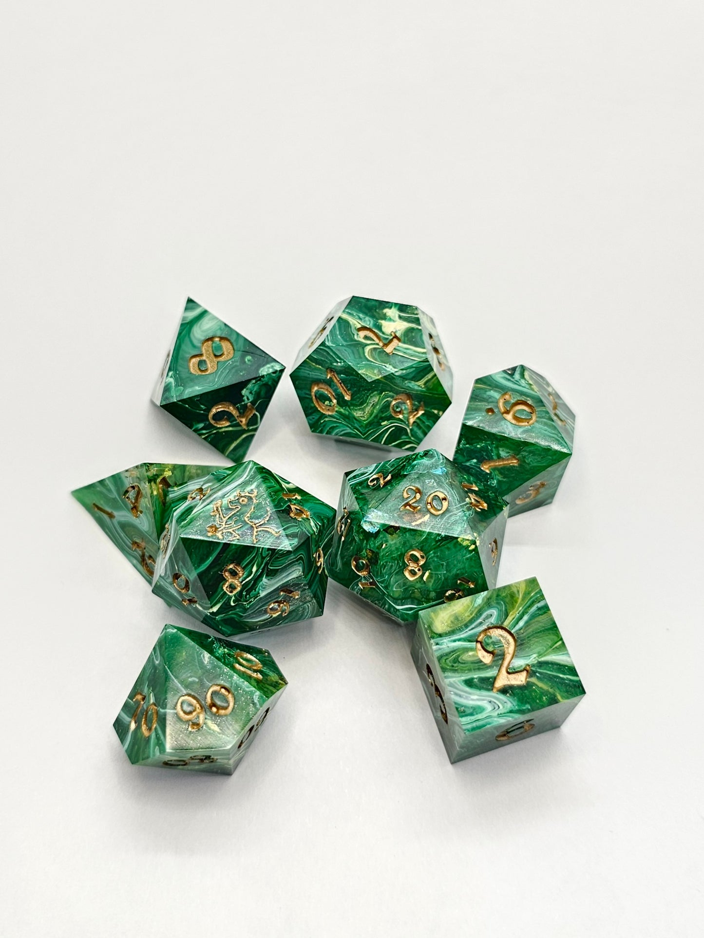 Handmade Luck of the Irish Dice Set