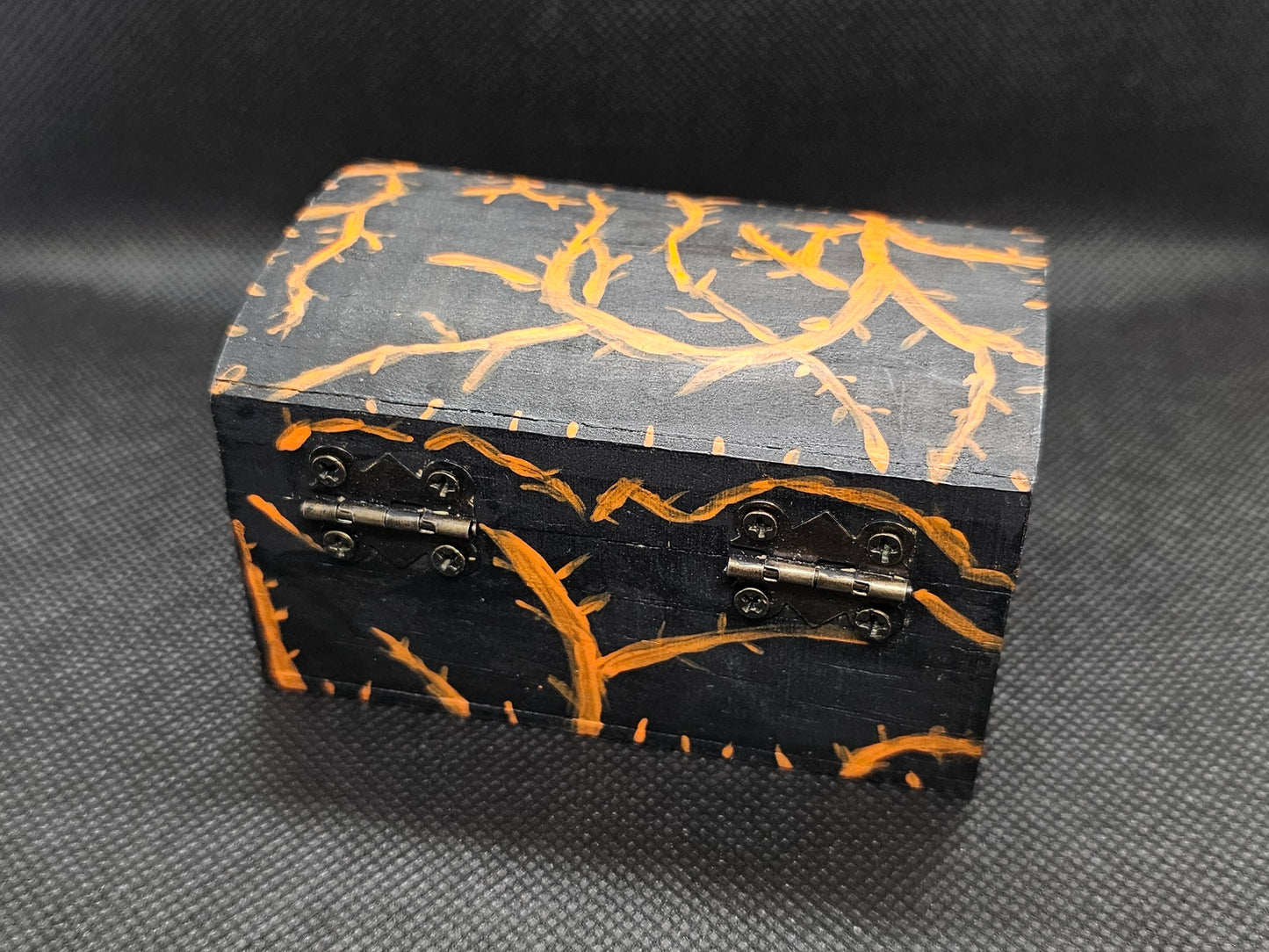 Halloween Dice Set with Hand-Painted Chest