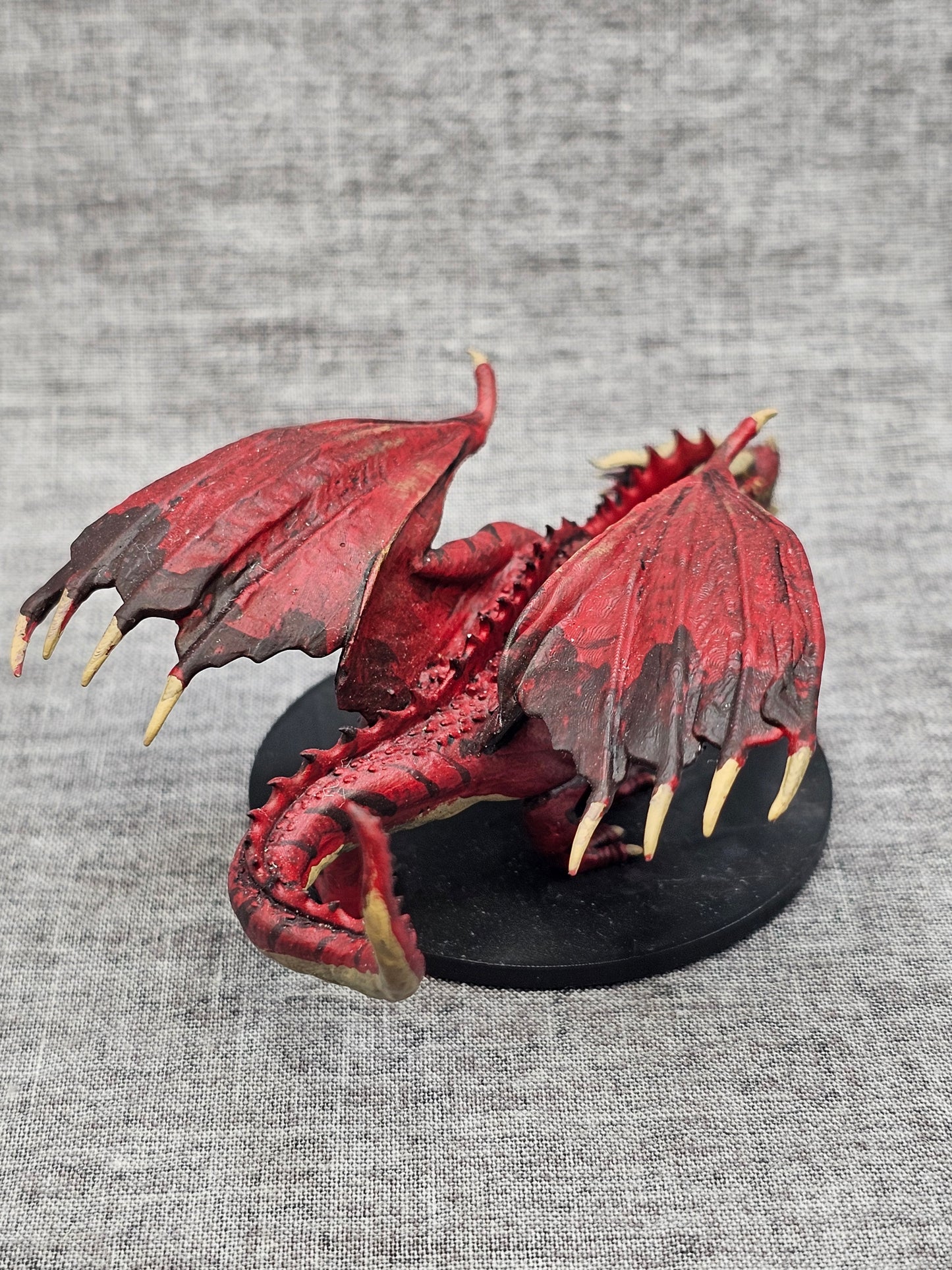 Hand-Painted Young Red Dragon Miniature