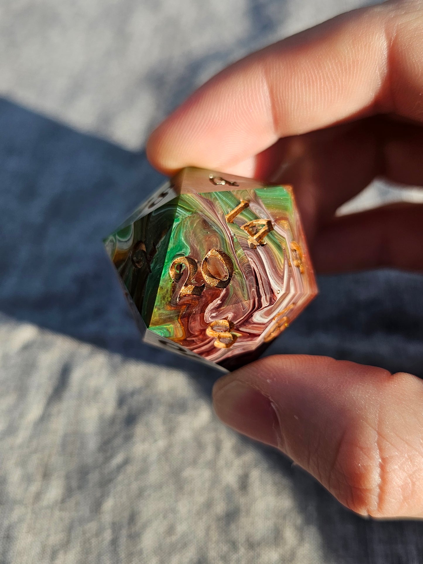 Druidic Rust Jumbo D20 2