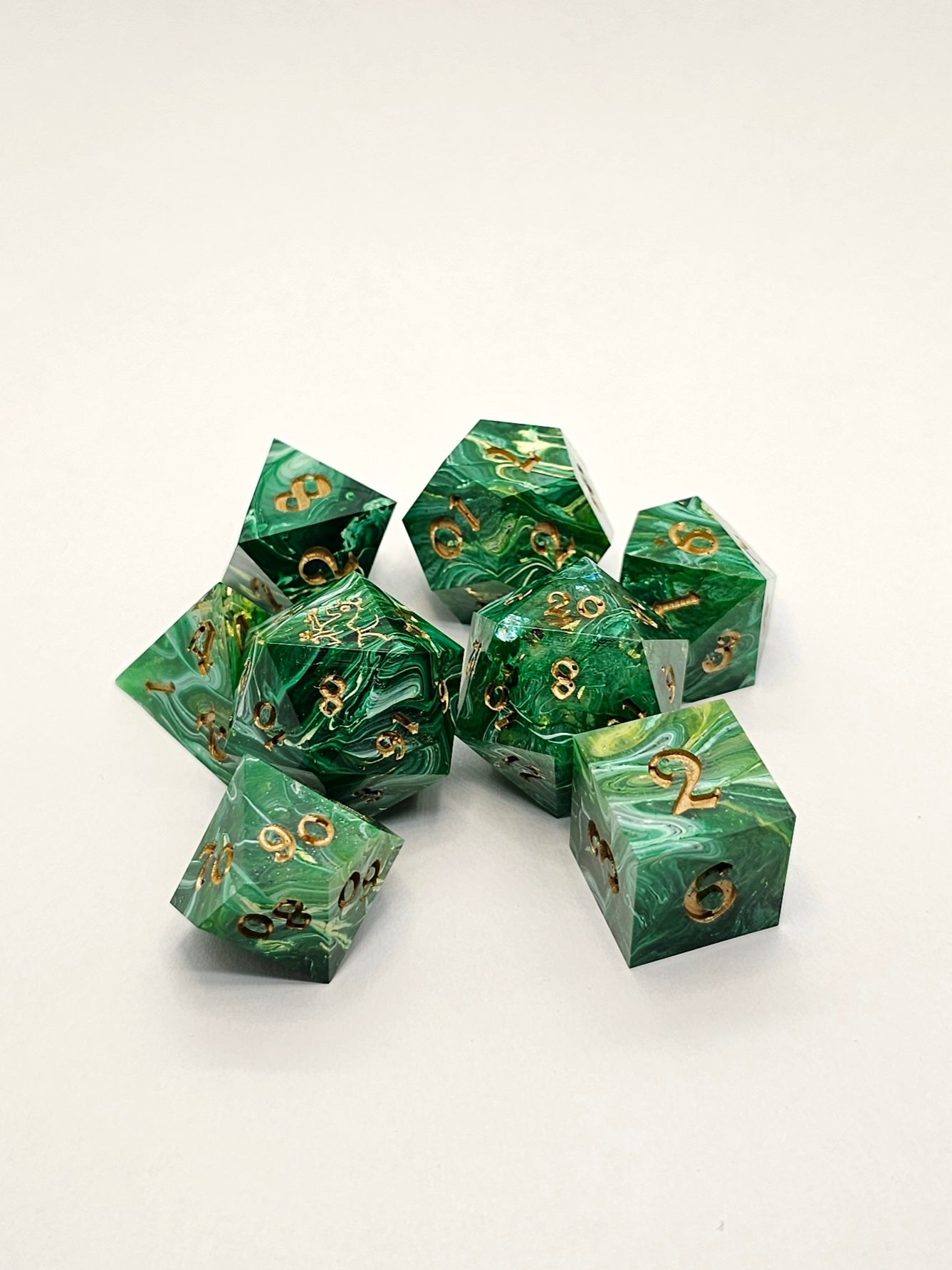 Handmade Luck of the Irish Dice Set