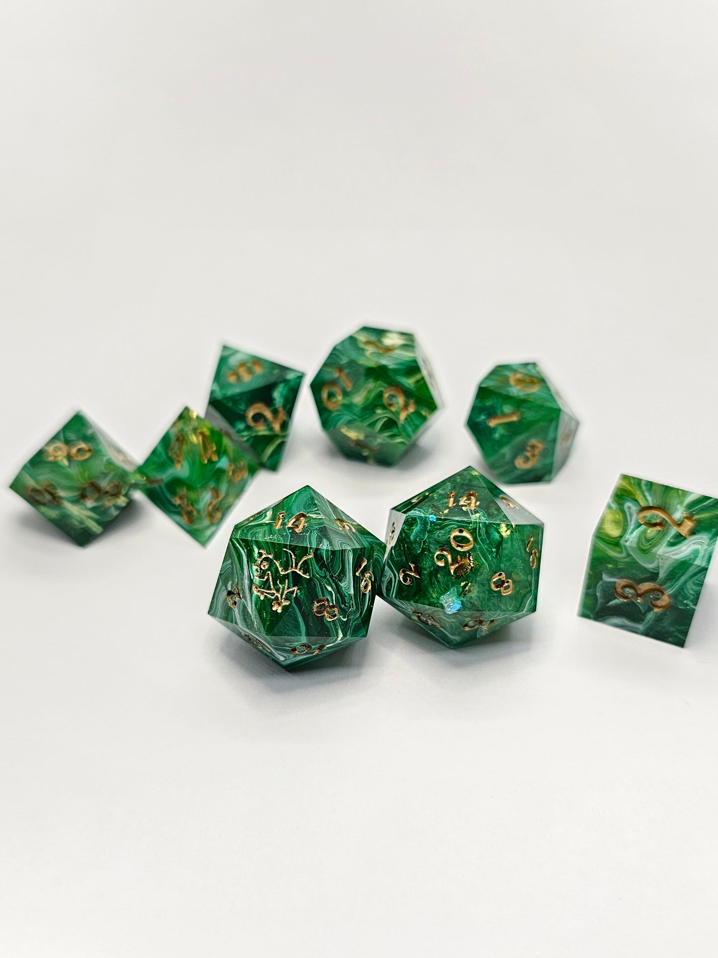 Handmade Luck of the Irish Dice Set