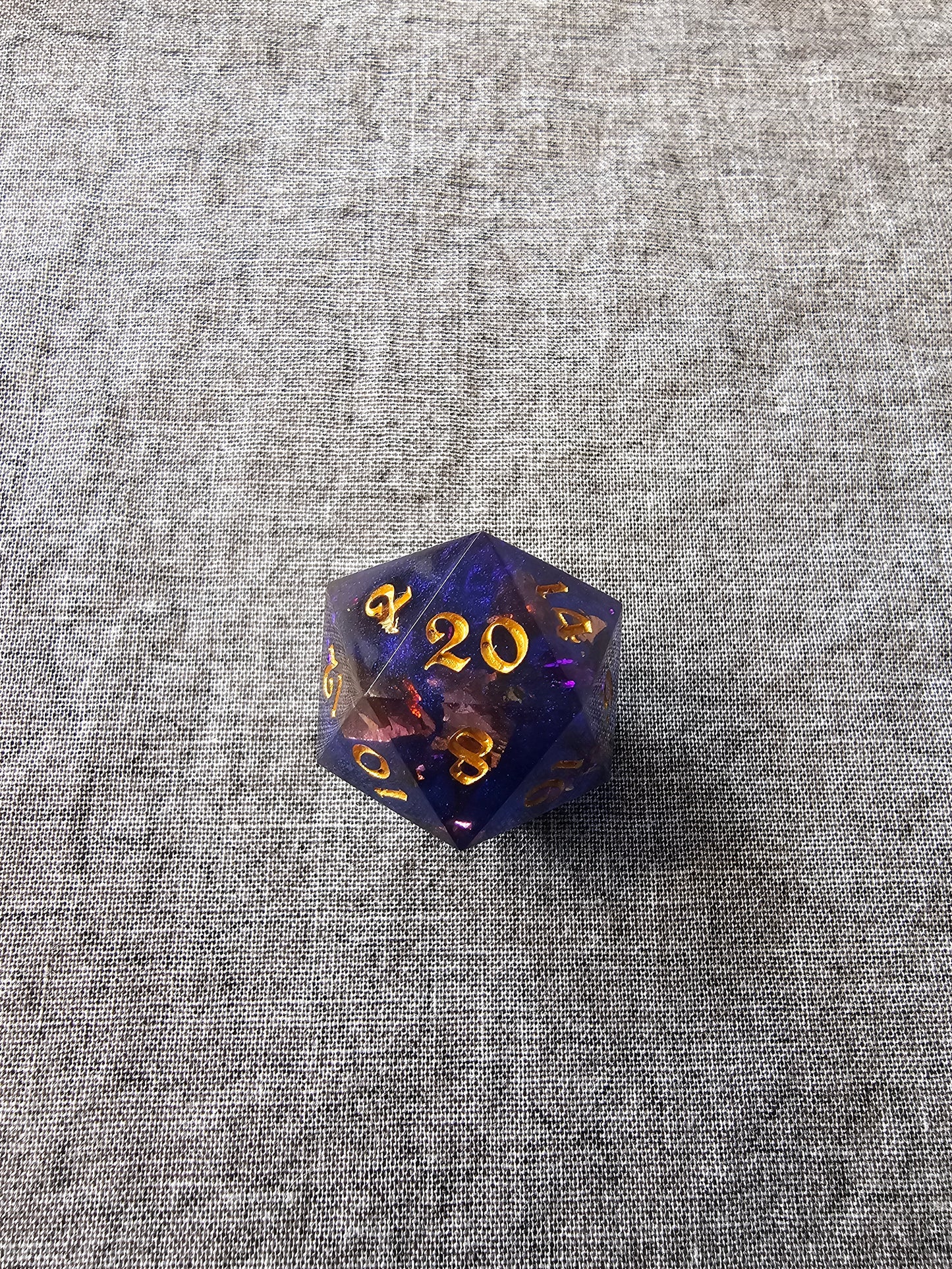 Handmade Stormcloud Sky Dice Set