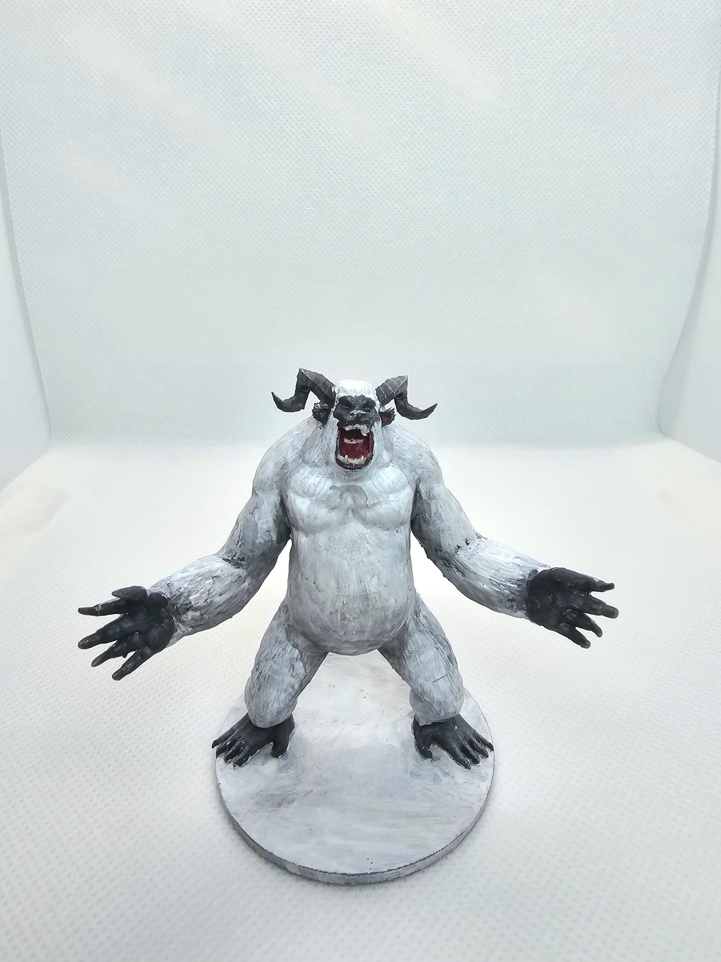 Hand-Painted Yeti Miniature for D&D