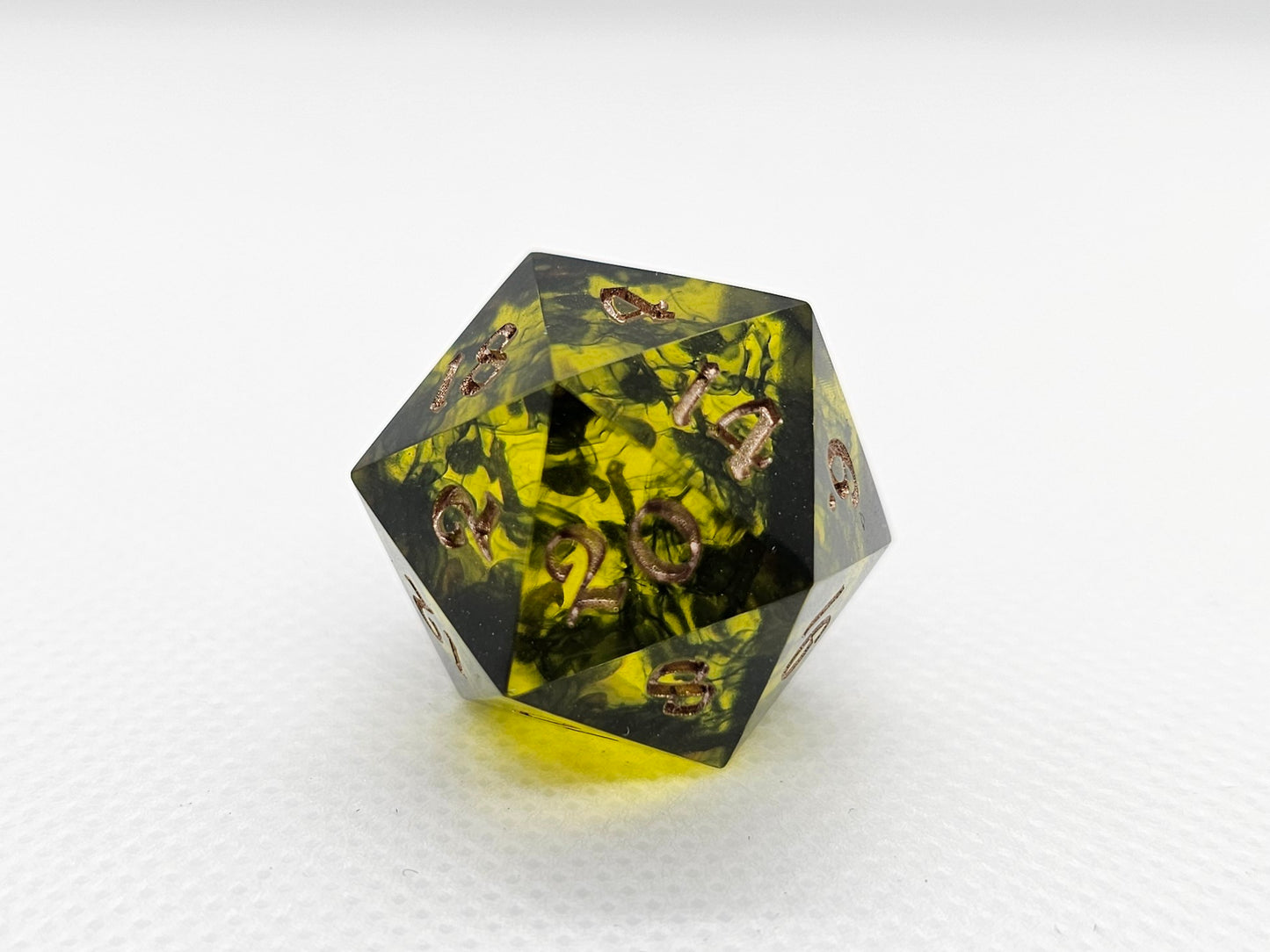 Handmade Acid and Ink Dice Set