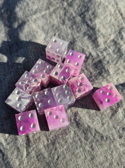 Purple Reign Six-Sided Dice Set