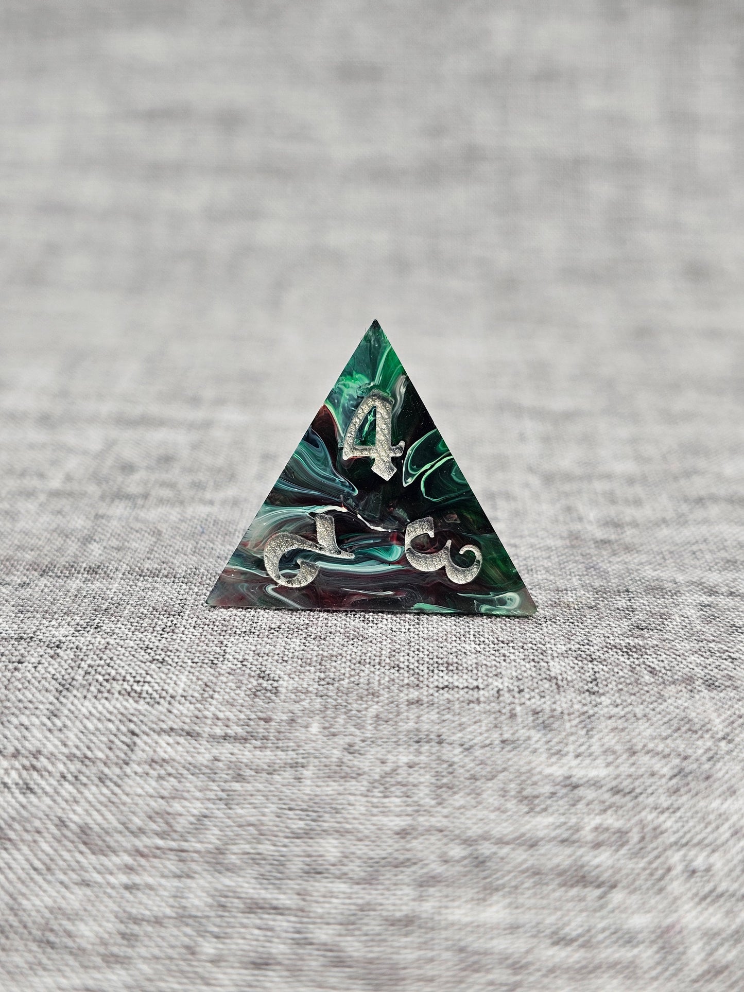 Corrupted Jade Dice Set