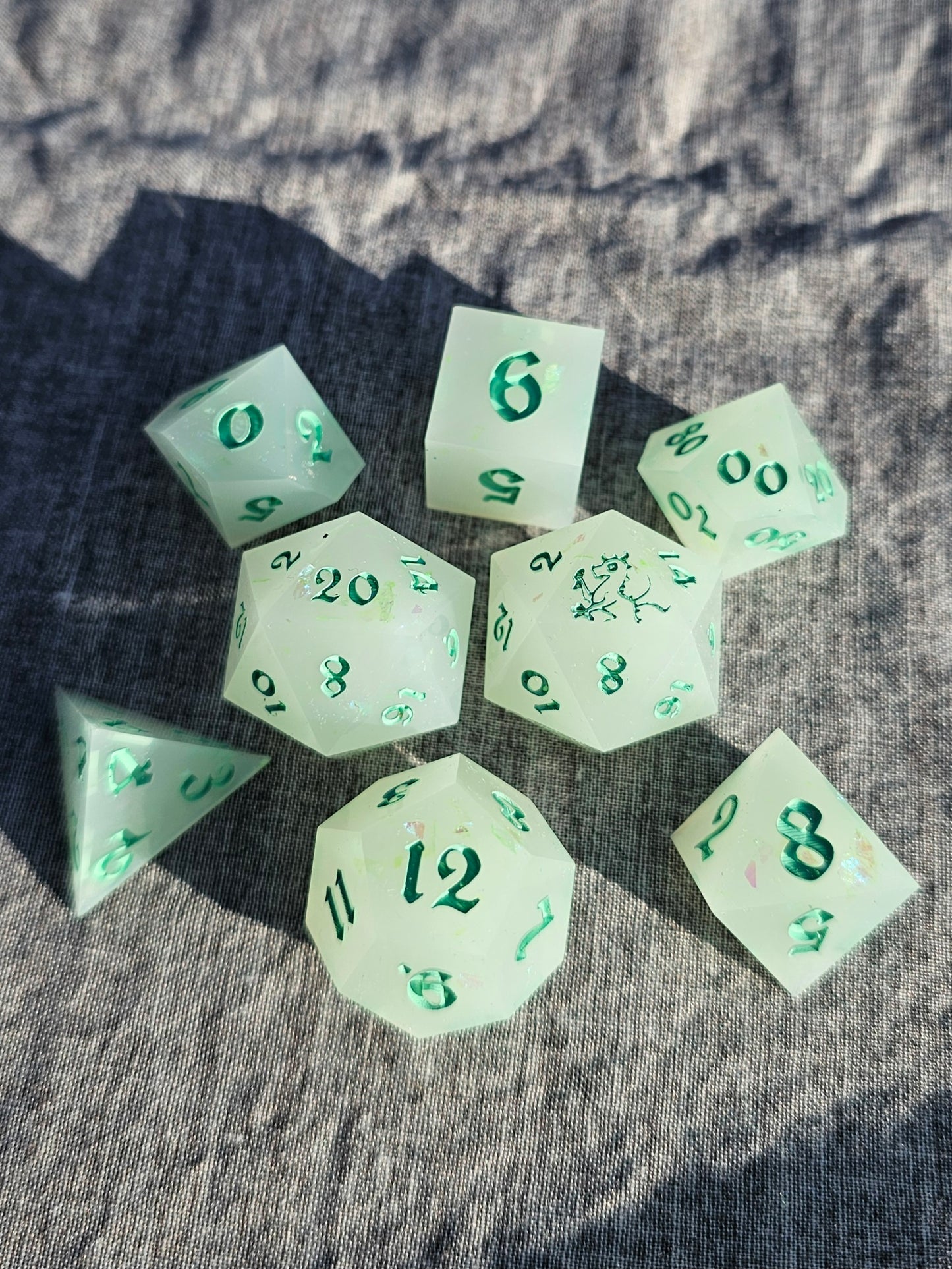 Ghostly Fog Dice Set