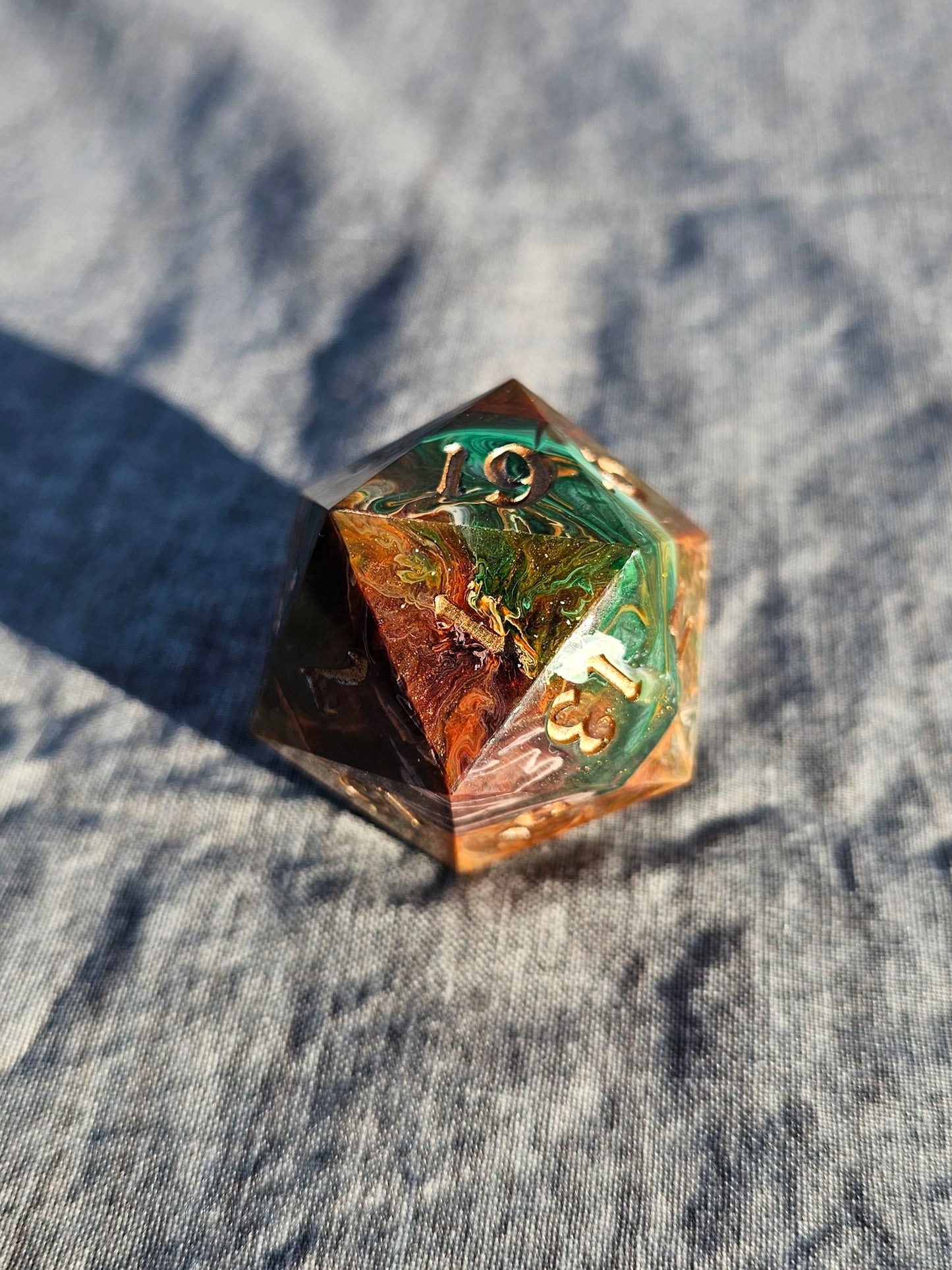 Druidic Rust Jumbo D20 1