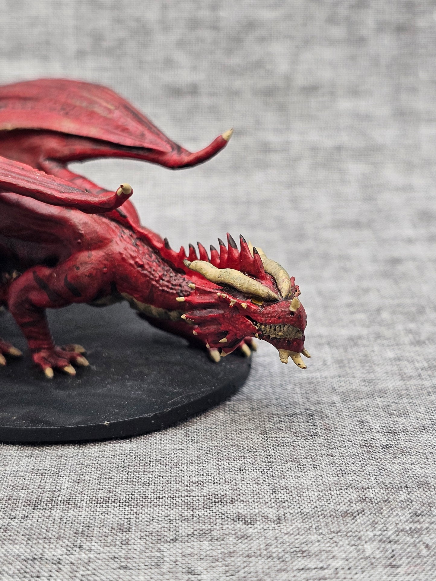 Hand-Painted Young Red Dragon Miniature