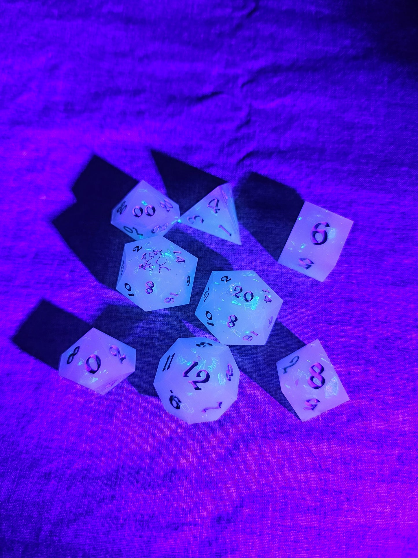 Ghostly Fog Dice Set