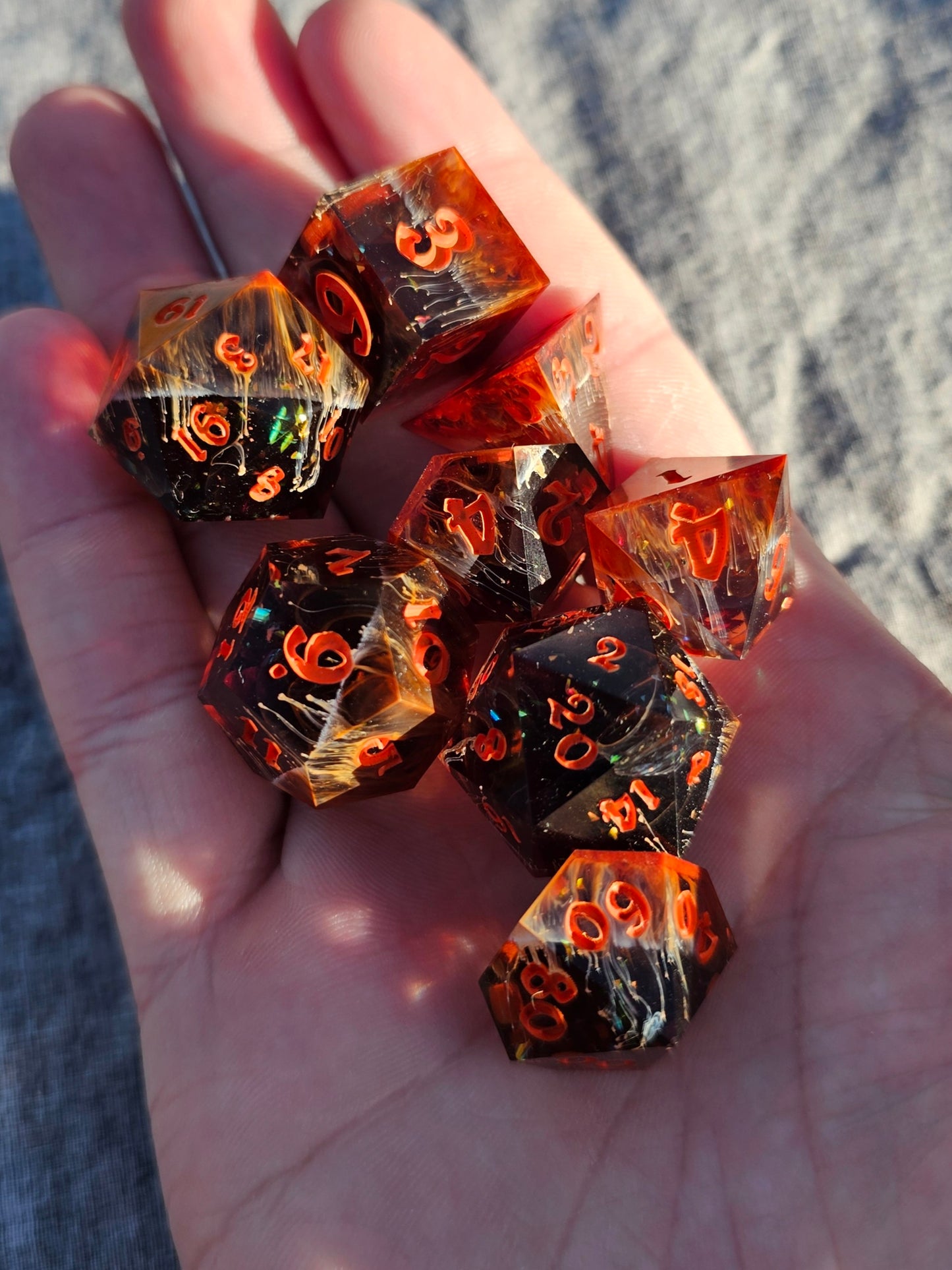 Darkest Halloween Dice Set