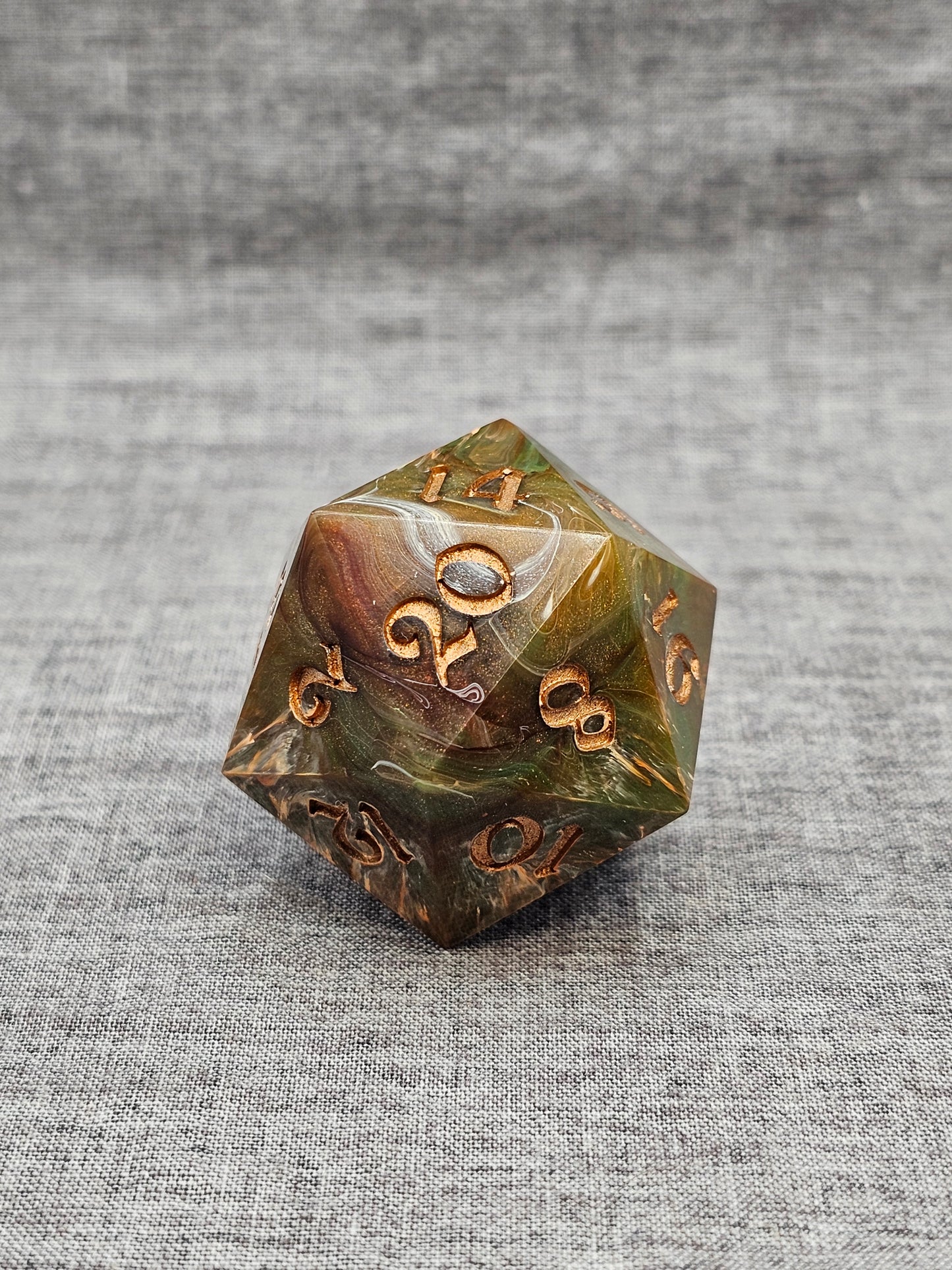 Druidic Rust Jumbo D20 2