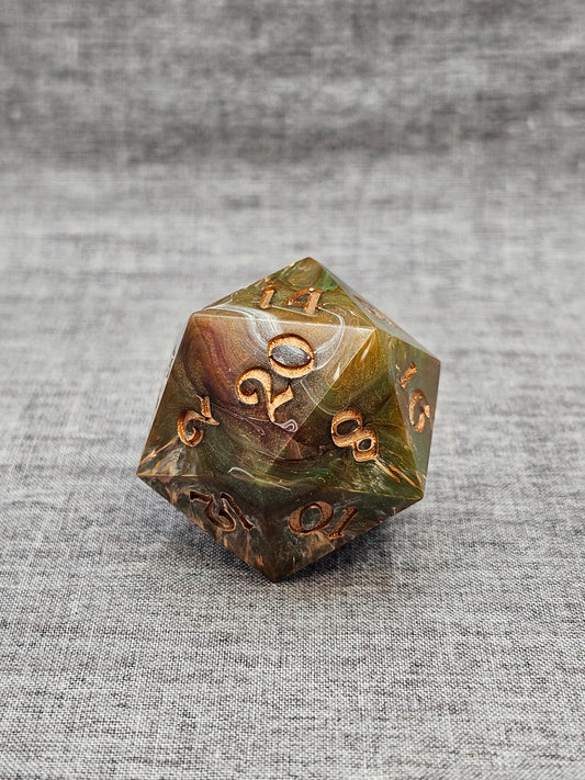 Druidic Rust Jumbo D20 2
