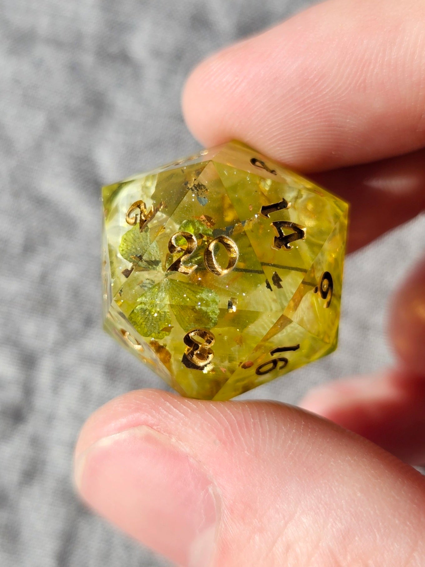 Lucky Clover Dice Set