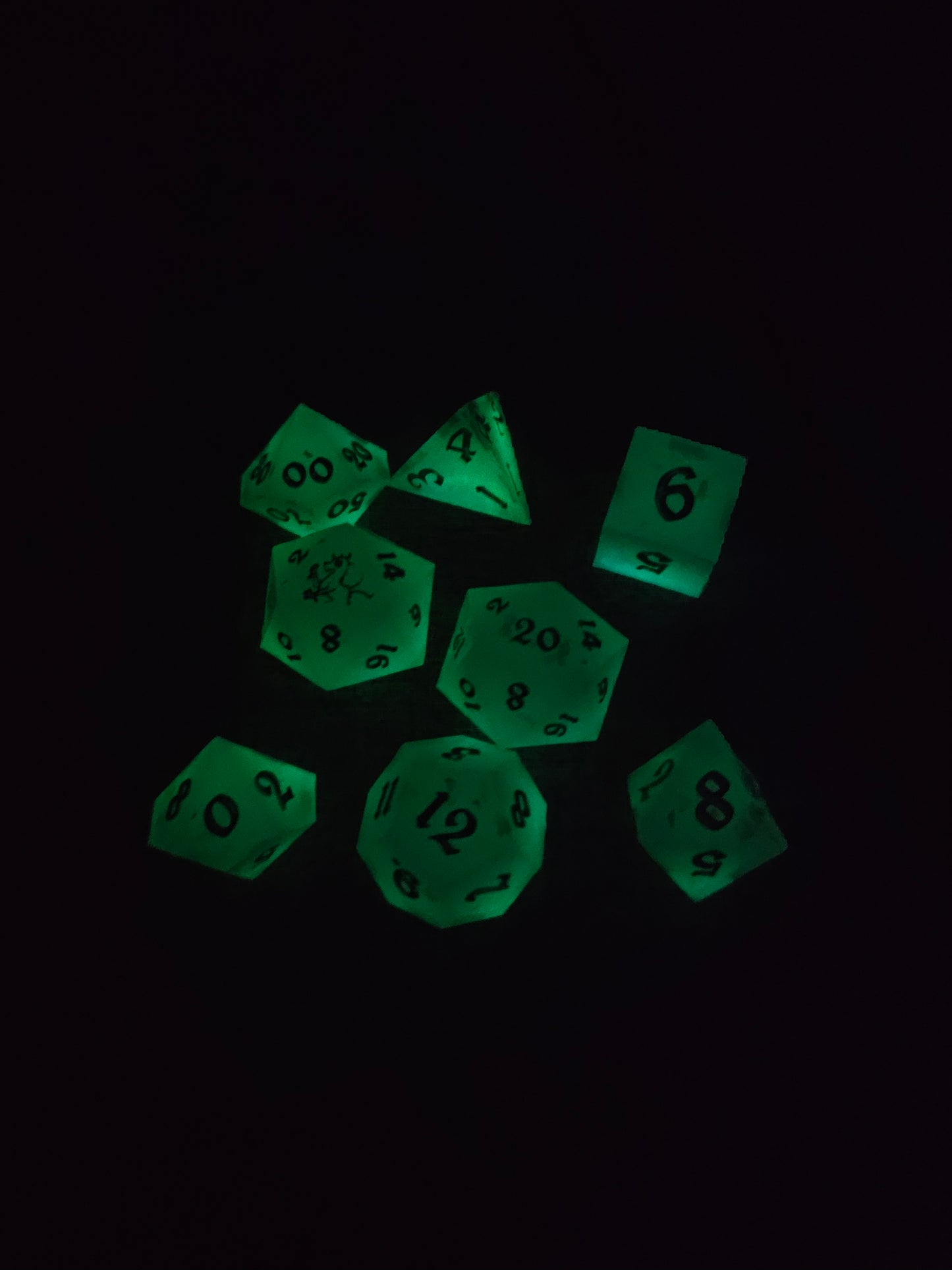 Ghostly Fog Dice Set