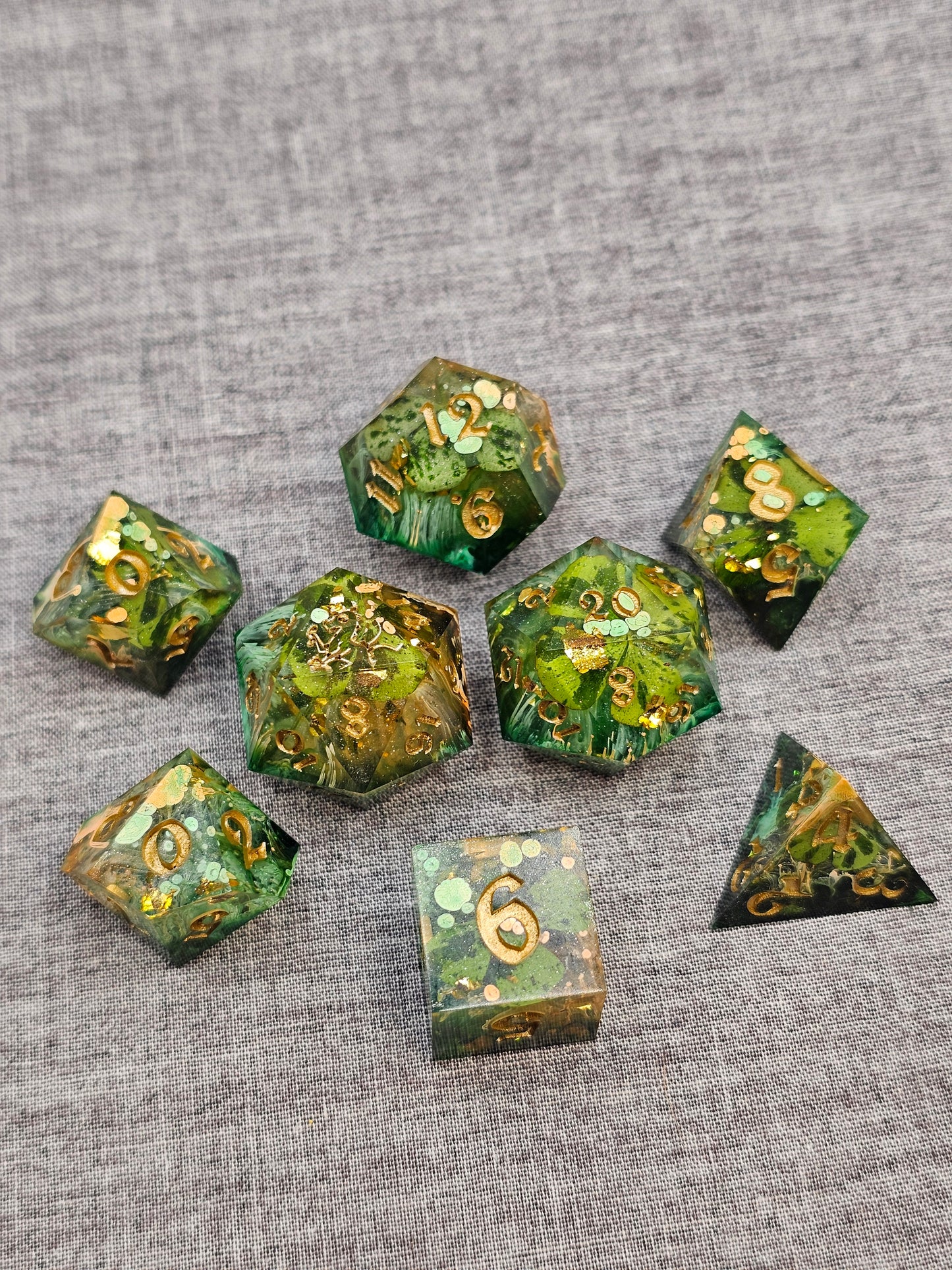 Irish & Clovers Dice Set