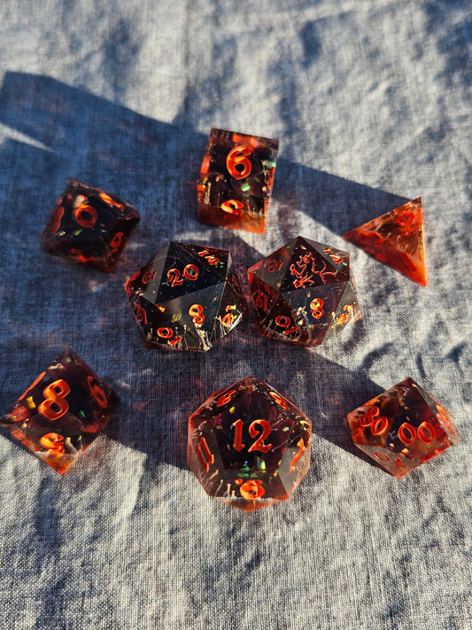 Darkest Halloween Dice Set