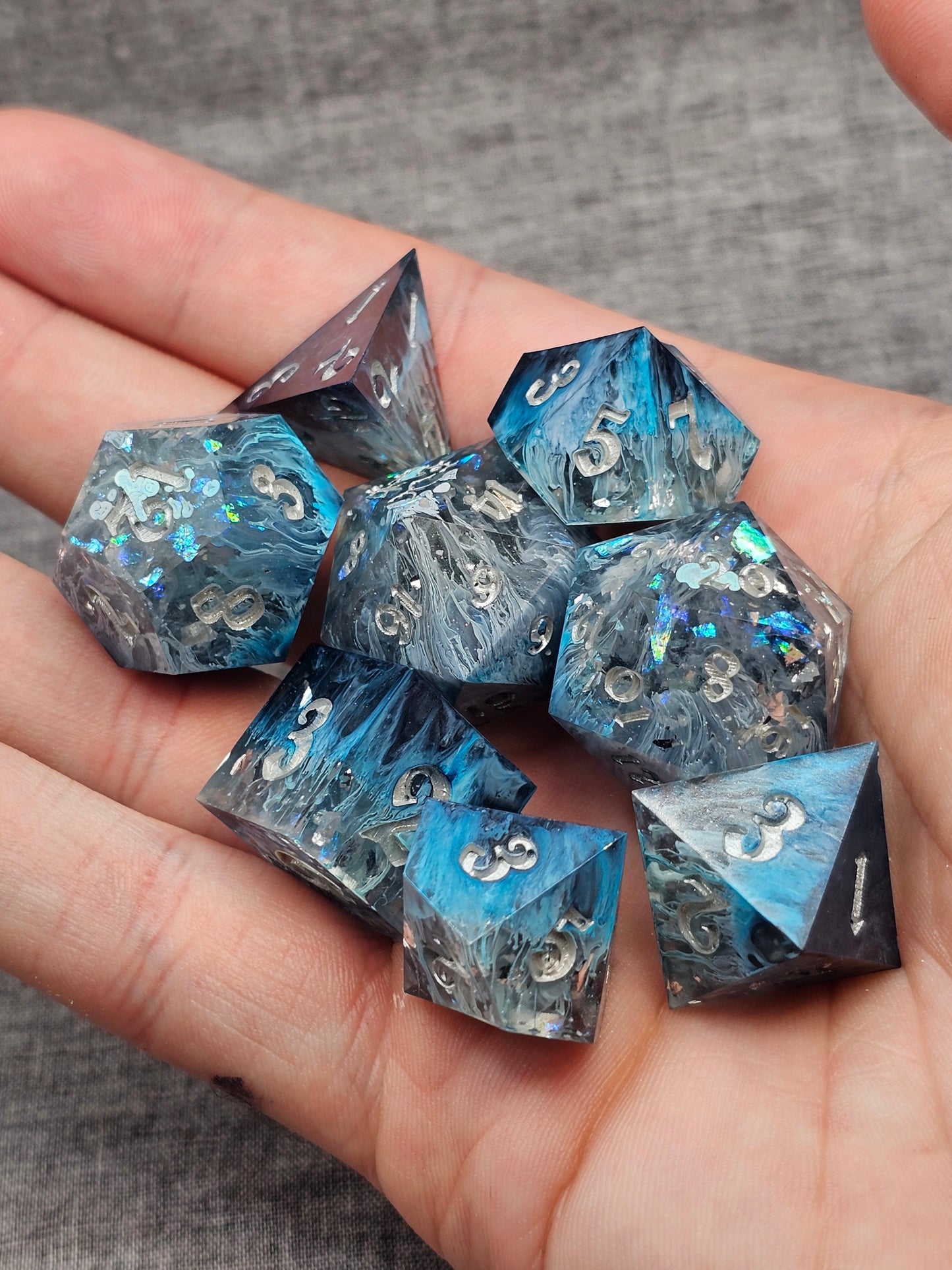 Mystic Steel Dice Set