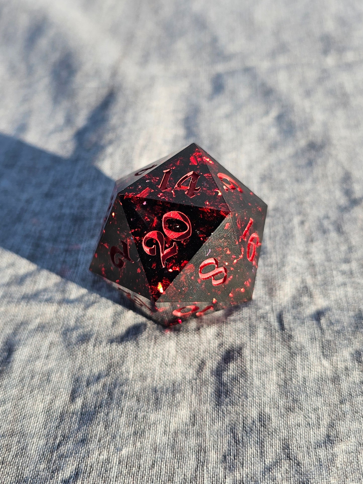 Ruby & Darkness Jumbo D20