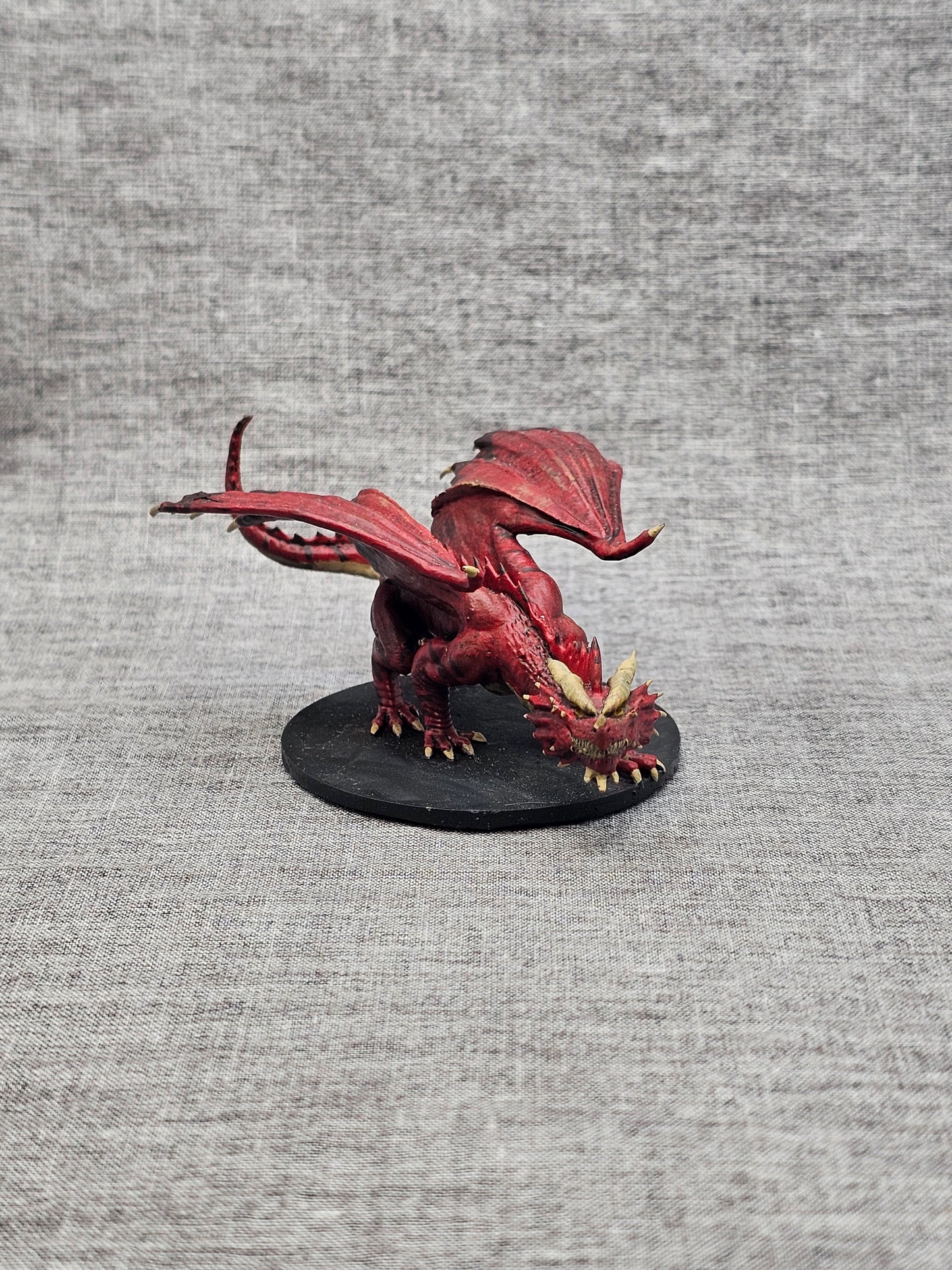 Hand-Painted Young Red Dragon Miniature