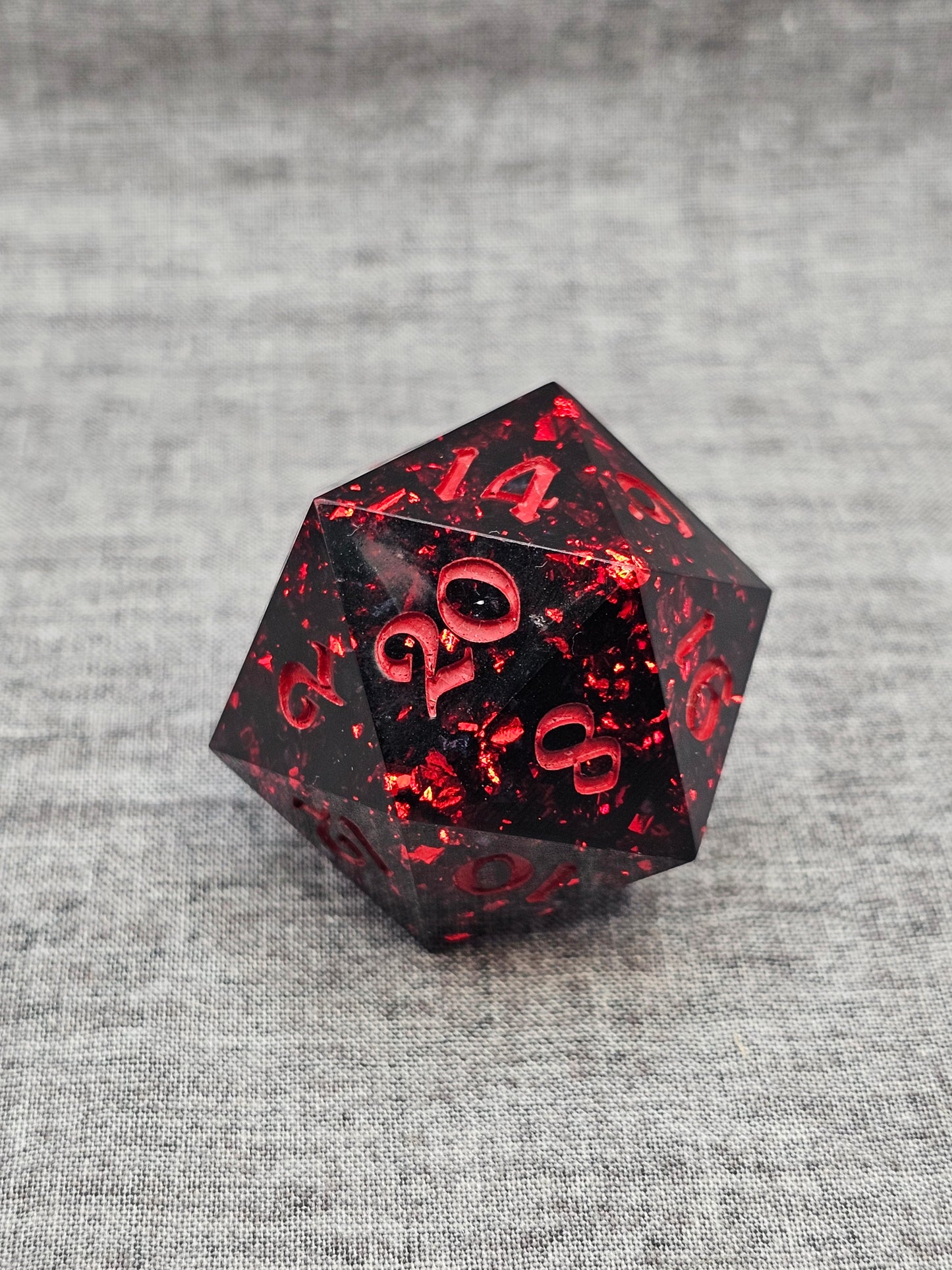 Ruby & Darkness Jumbo D20