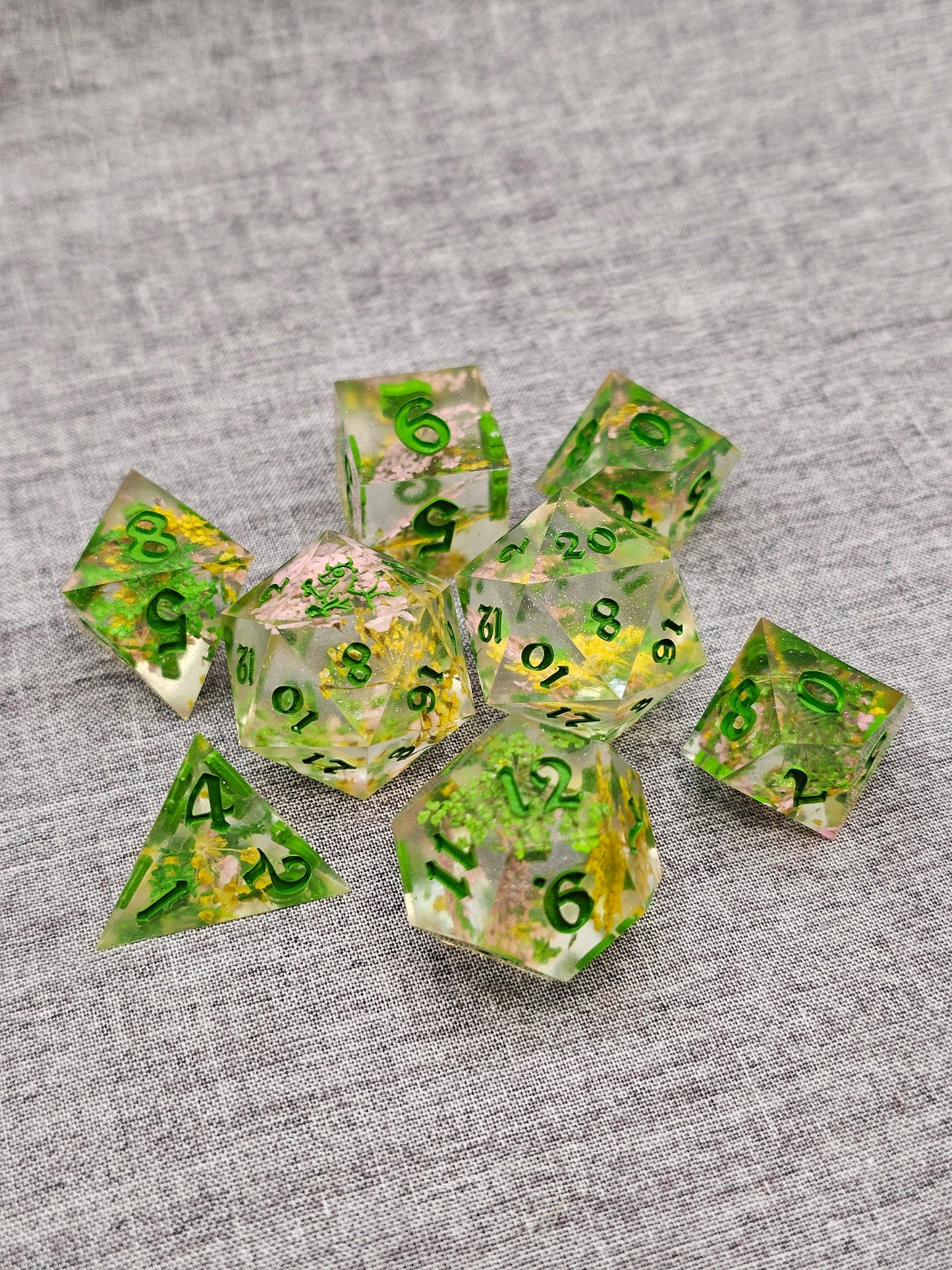 Spring Druid Dice Set