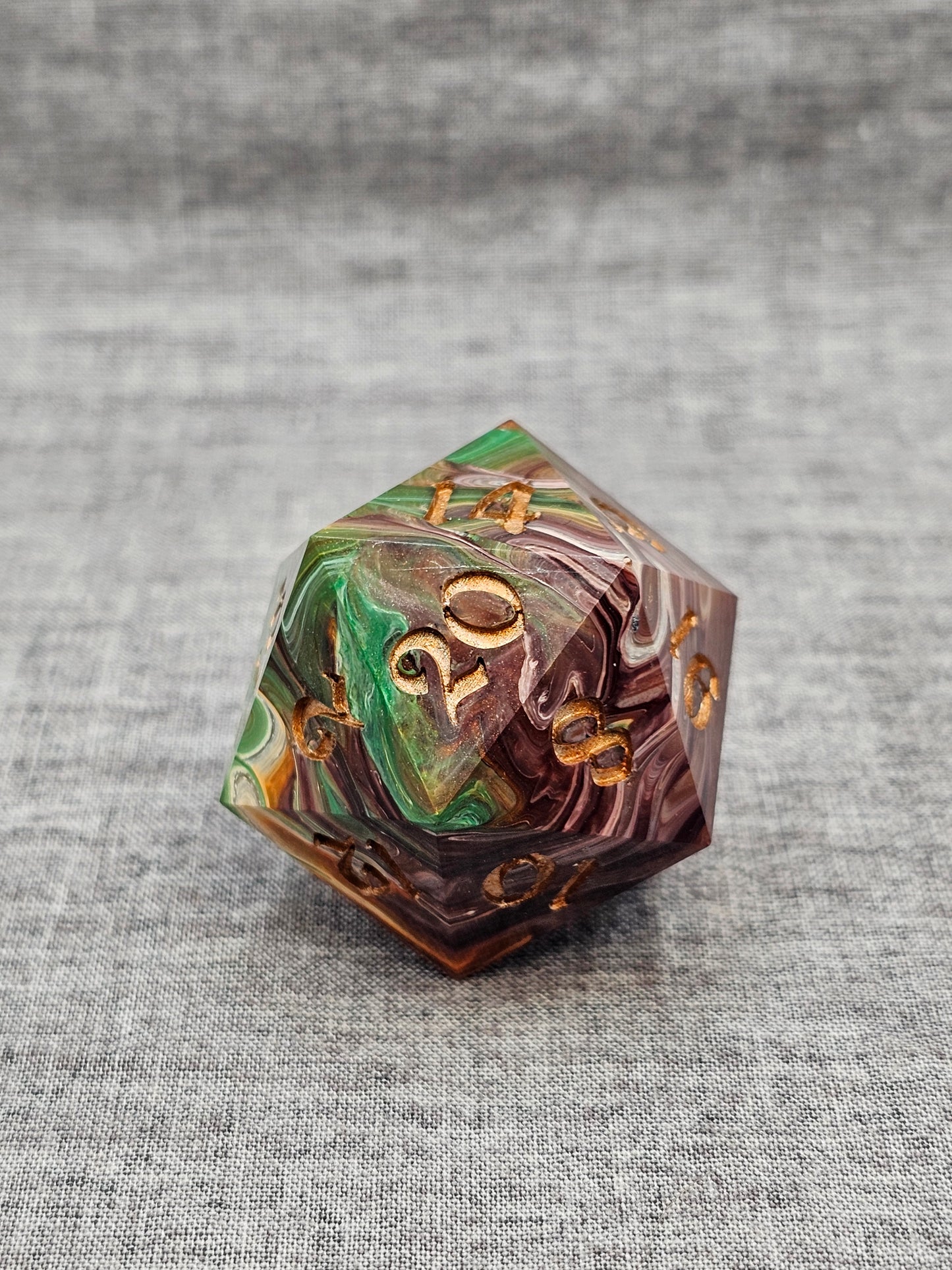Druidic Rust Jumbo D20 1