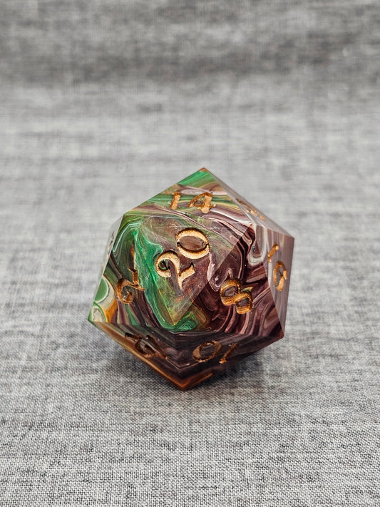 Druidic Rust Jumbo D20 1