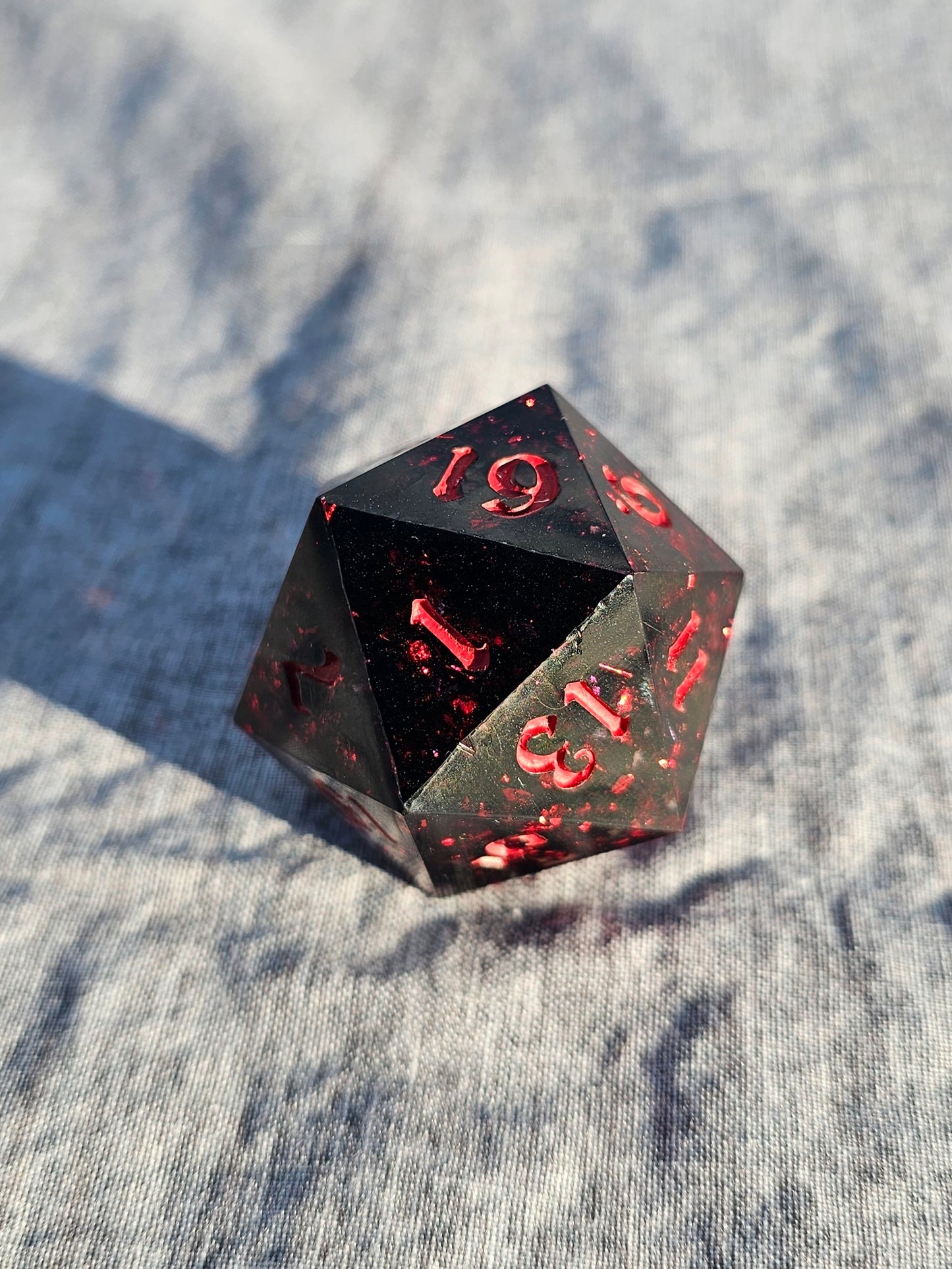 Ruby & Darkness Jumbo D20