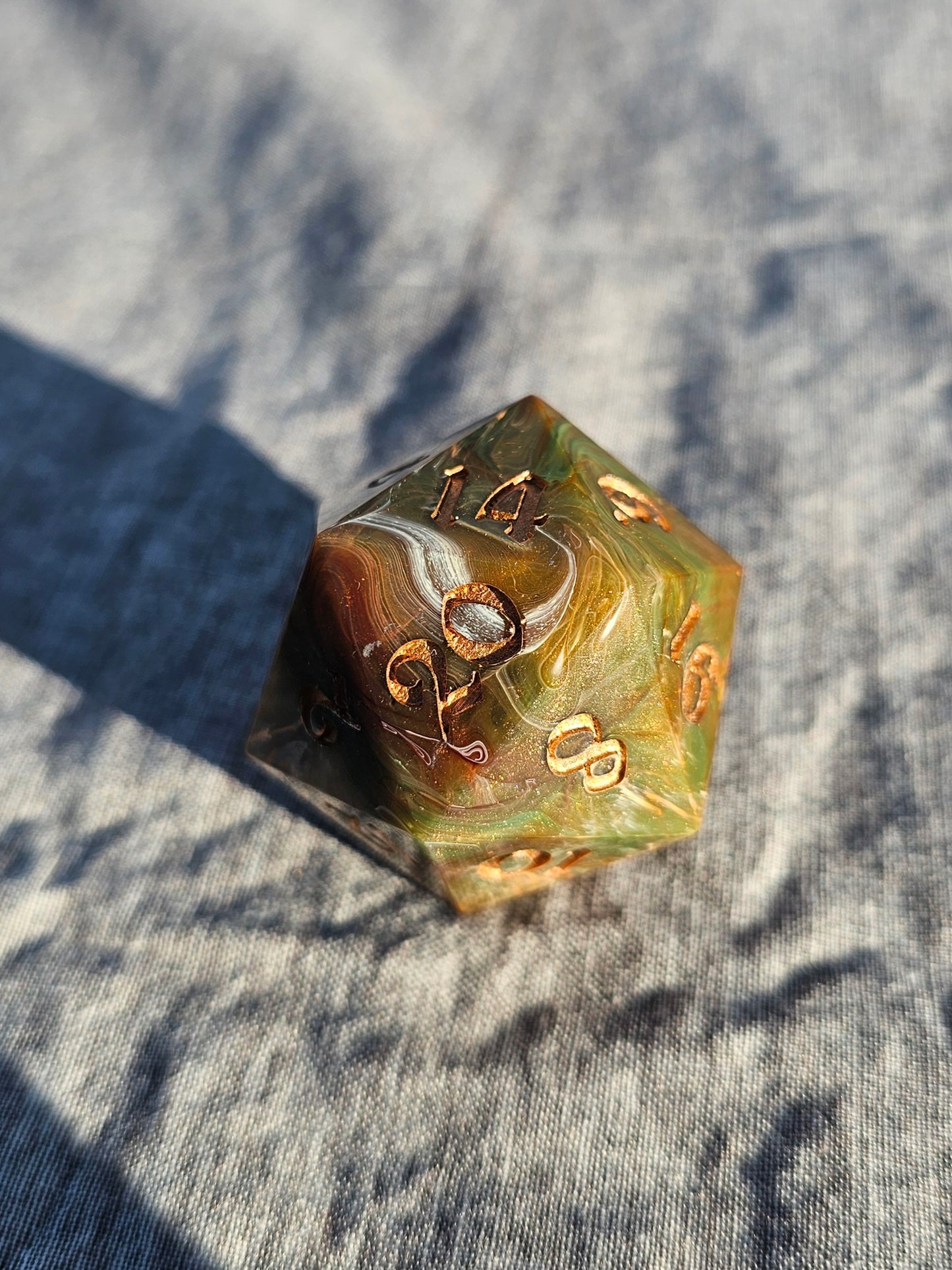 Druidic Rust Jumbo D20 1