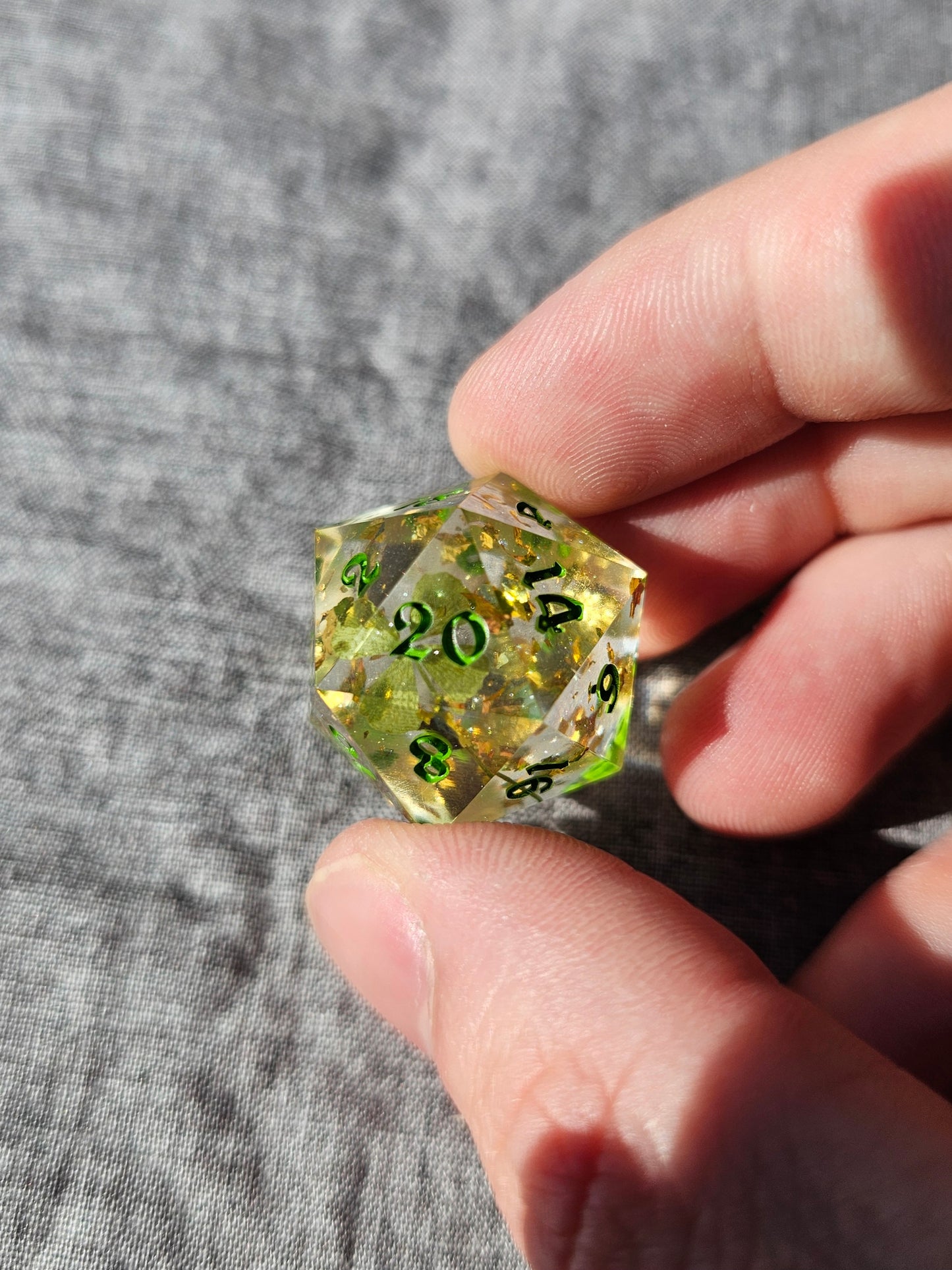 Four-Leaf Clover Dice Set